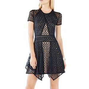 BCBG black lace "Aileen" dress